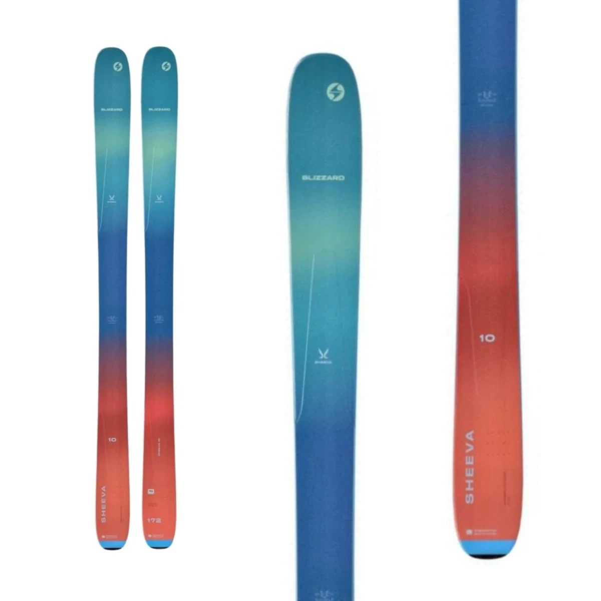 Blizzard Sheeva 10 Skis Womens 2 Blizzard Sheeva 10 Skis Womens - Image 2