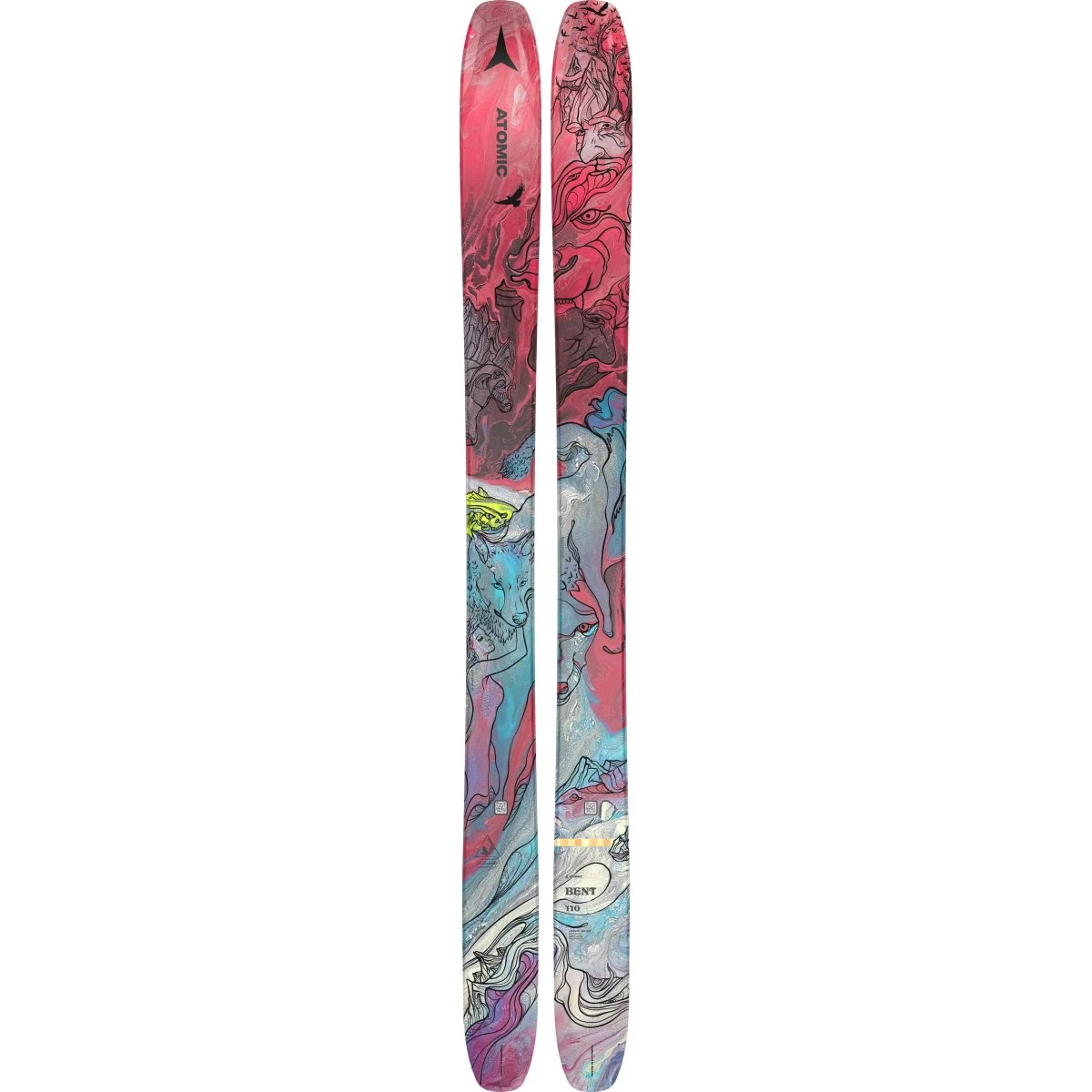Atomic Bent 110 Skis 1 Atomic Bent 110 Skis