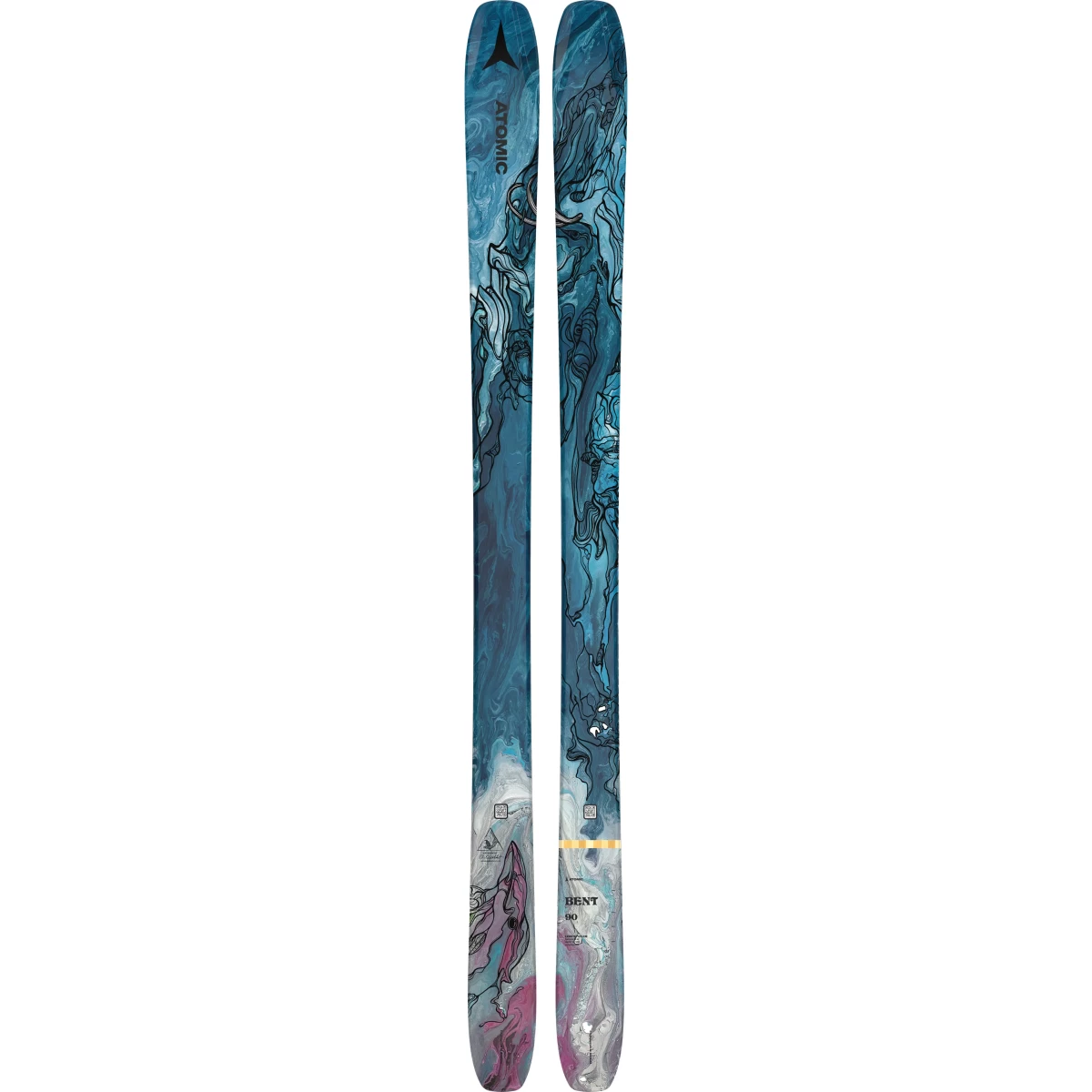 Atomic Bent 90 Skis 1 Atomic Bent 90 Skis