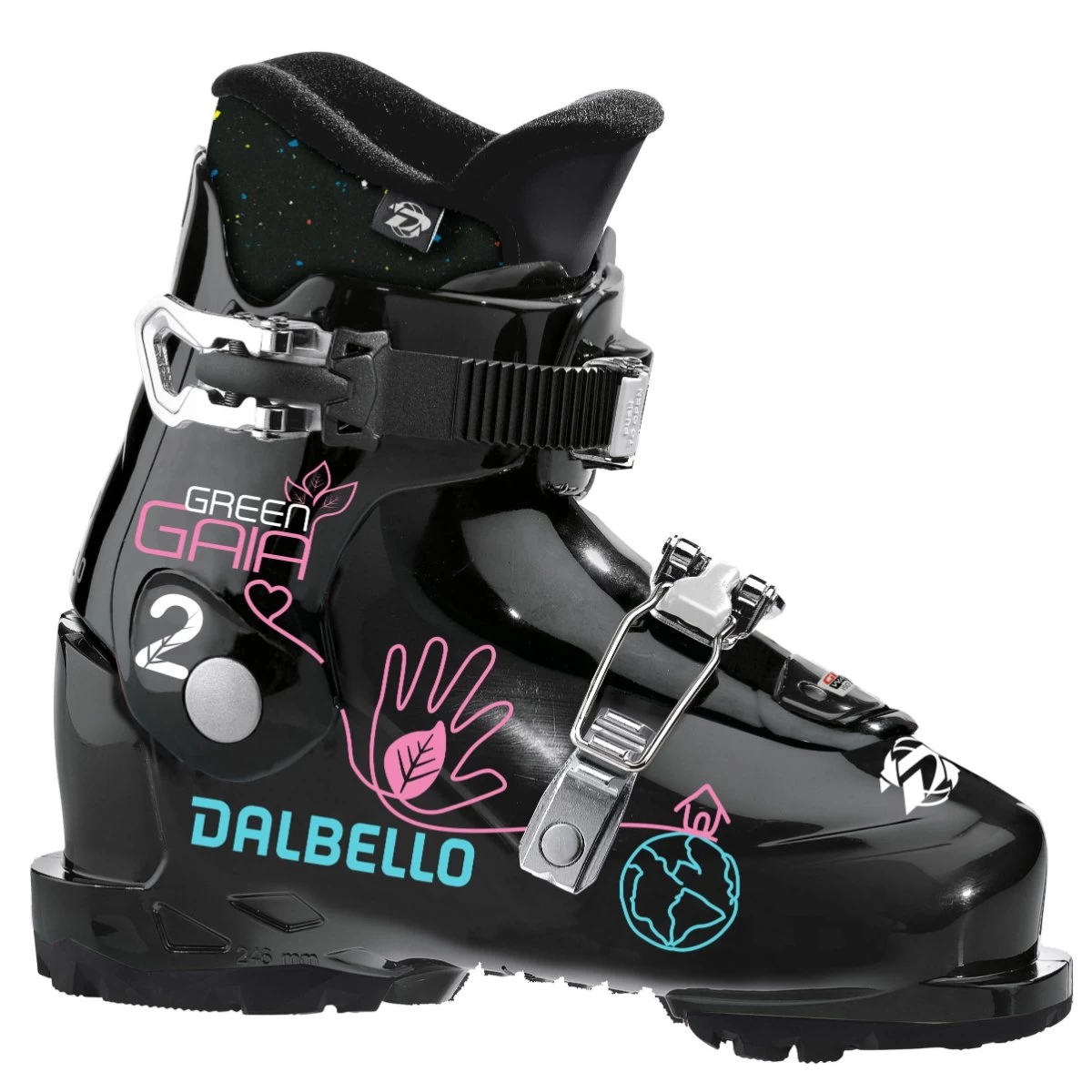 Dalbello Green Gaia 2.0 Grip Walk Ski Boot Kids 1 Dalbello Green Gaia 2.0 Grip Walk Ski Boot Kids