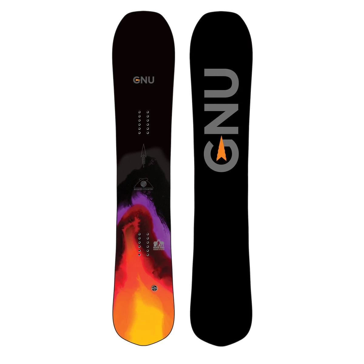 GNU Banked Country C3 Wide Snowboard 1 GNU Banked Country C3 Wide Snowboard