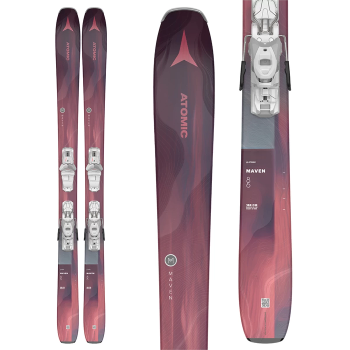 Atomic Maven 86 R Skis + M10 GW Bindings Womens 1 Atomic Maven 86 R Skis + M10 GW Bindings Womens