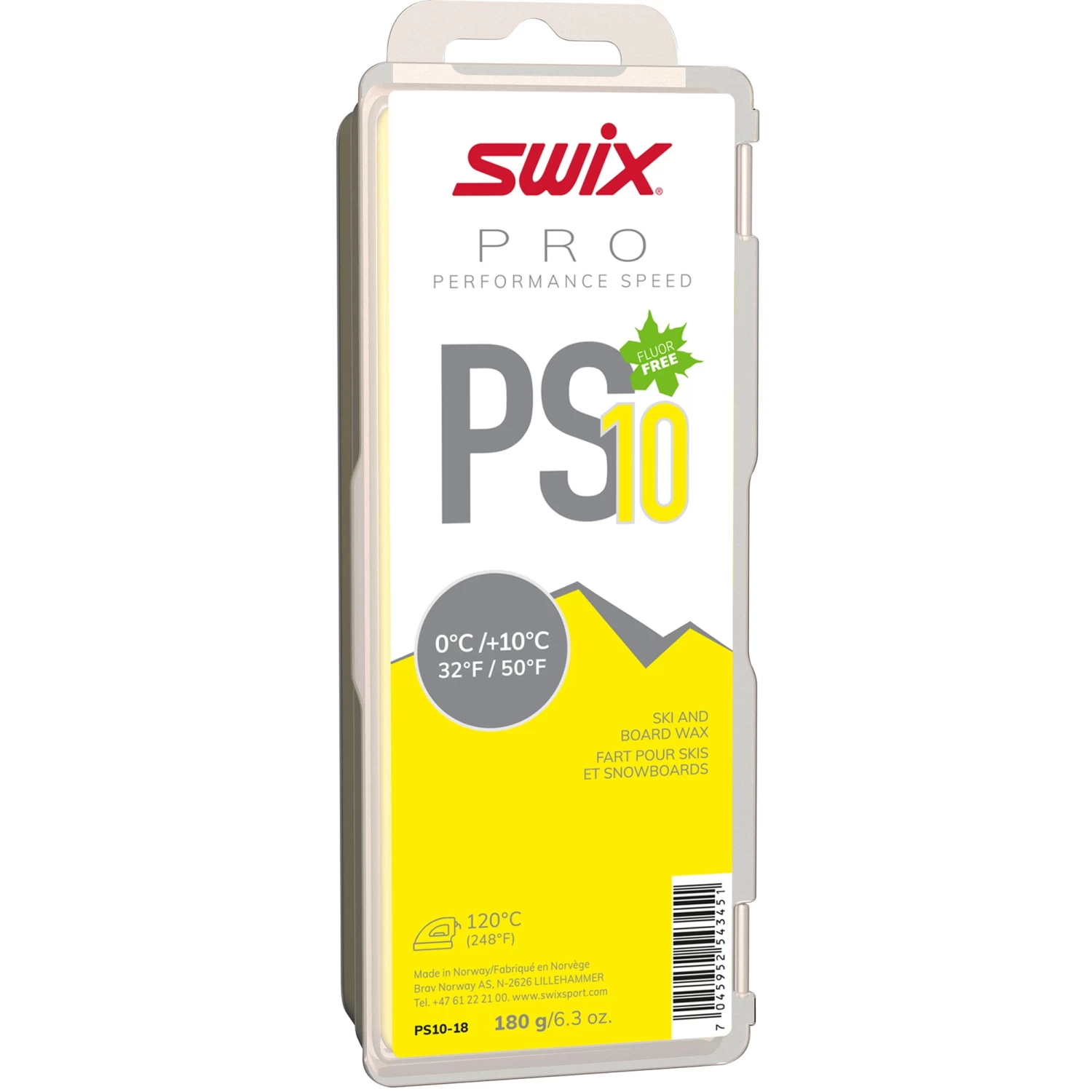 Swix PS10 Yellow 180g - Performance Speed 1 Swix PS10 Yellow 180g - Performance Speed